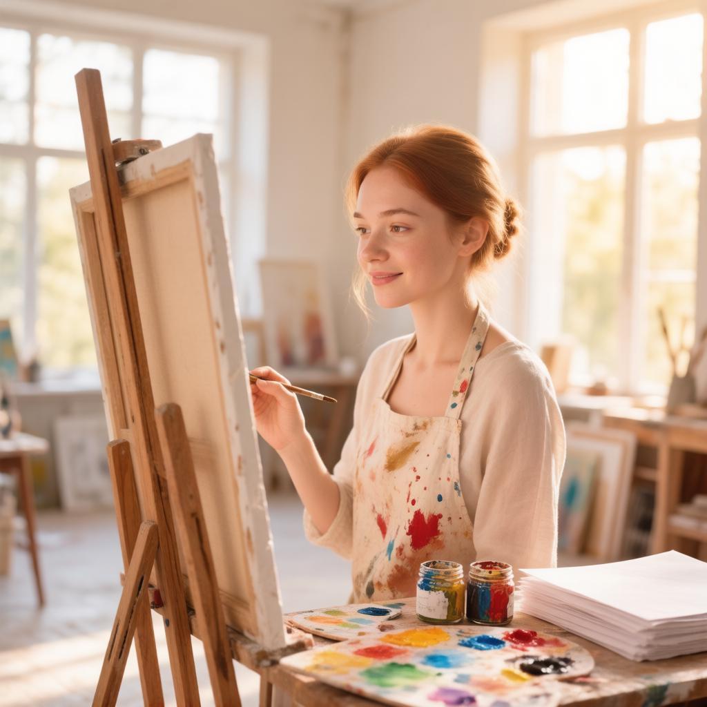 Елена за работой