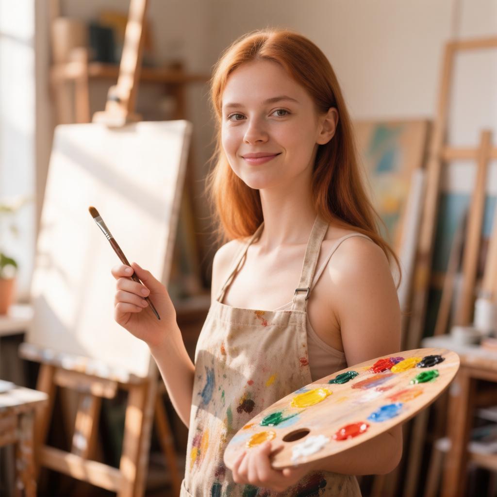 Елена — художница, основательница мастерской